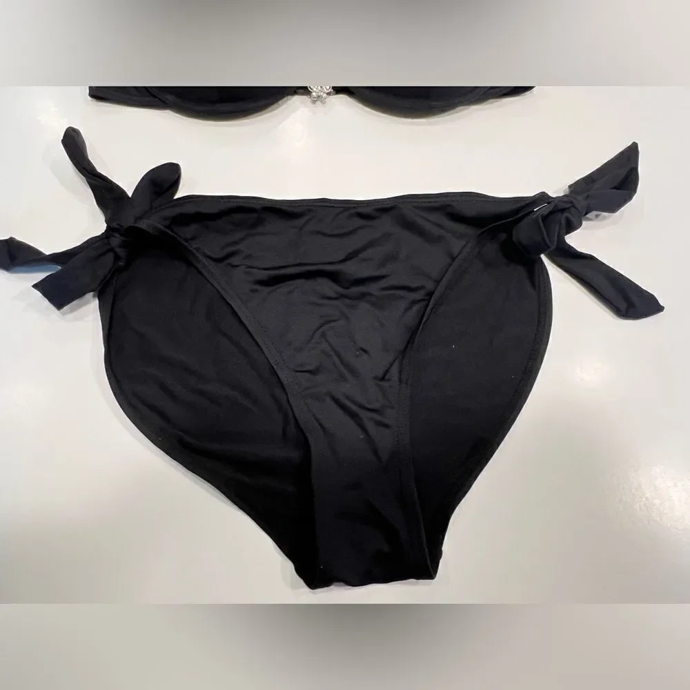 St.Bernard Women’s Black Bohemian Bikini Size 14